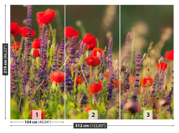 Fototapet Flori de câmp