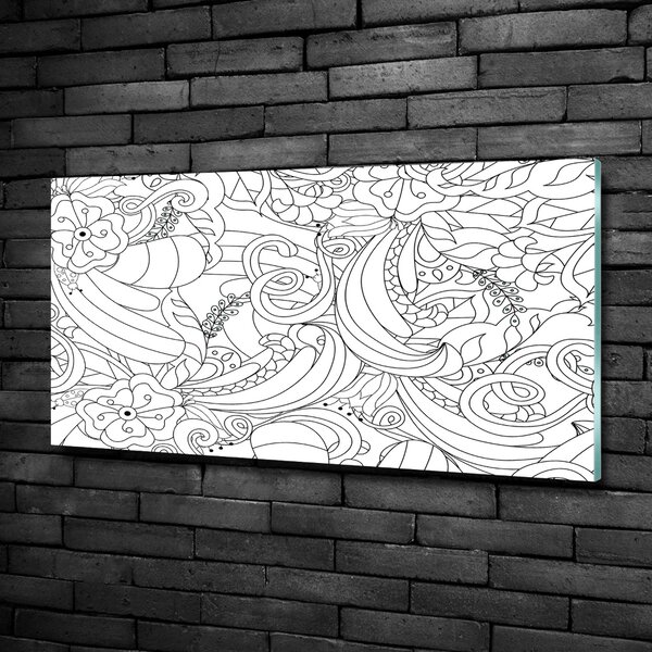Tablou din Sticlă ornamente