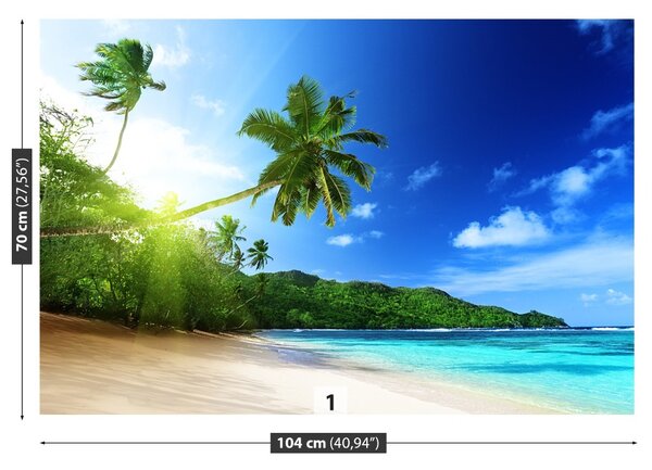 Fototapet Plaja în Seychelles