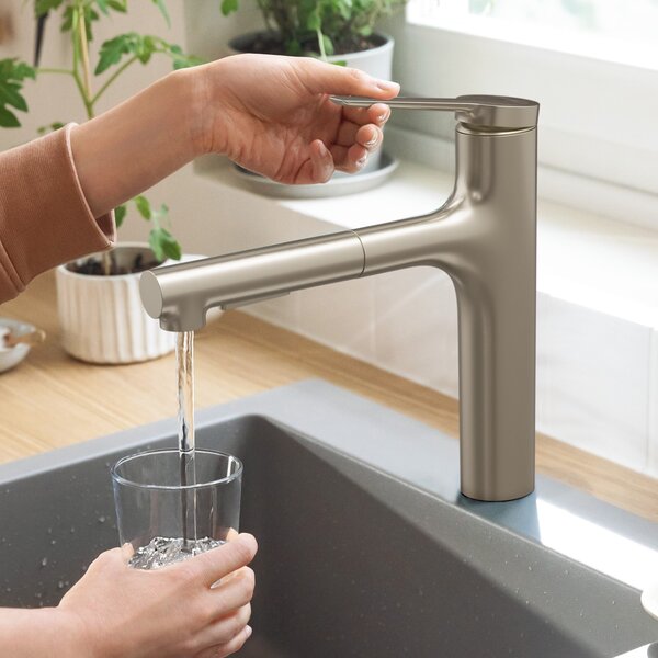 Hansgrohe Zesis M33 baterie bucătărie pe picior oţel inoxidabil 74801800