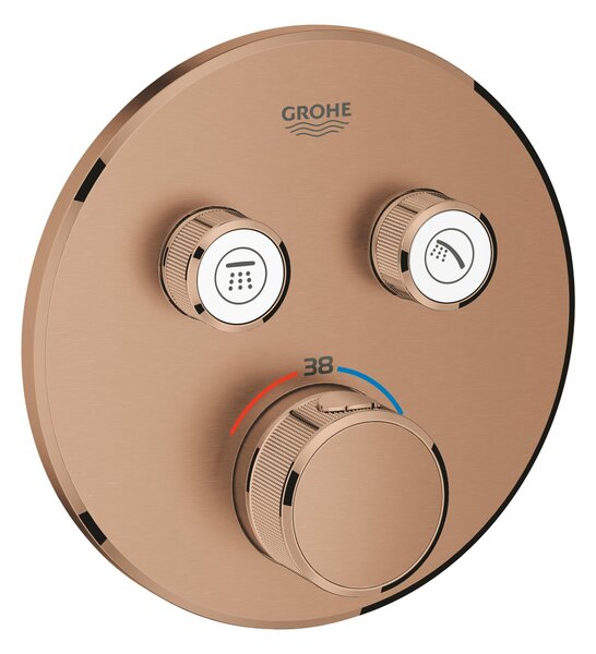 Grohe SmartControl baterie cadă-duș ascuns cu termostat Brushed Warm Sunset 29119DL0