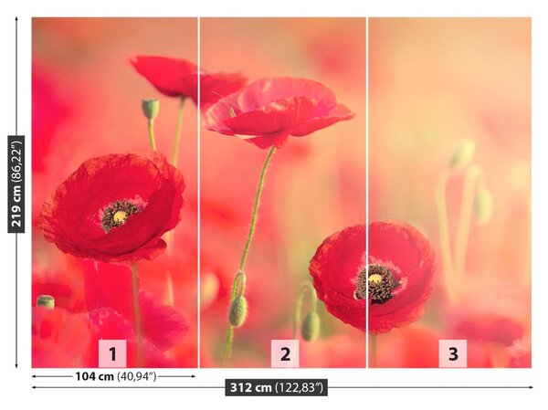 Fototapet Red Maci