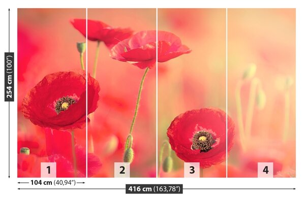 Fototapet Red Maci