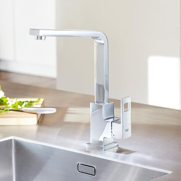 Grohe Eurocube baterie bucătărie pe picior StarLight Chrome 31255000