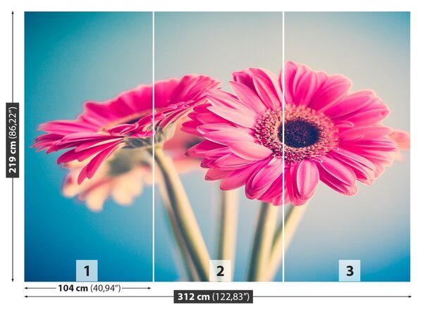 Fototapet Flori roz