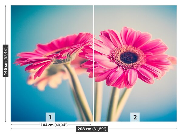 Fototapet Flori roz