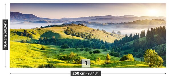 Fototapet Munții Sunset