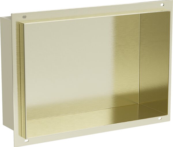 Mexen X-Wall-NR raft încastrat fără ramă 30 x 20 cm, auriu periat - 1951302010