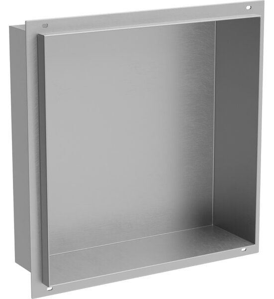 Mexen X-Wall-NR raft încastrat fără flanșă 30 x 30 cm, inox - 1911303010