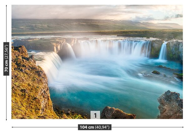 Fototapet Cascada Goðafoss