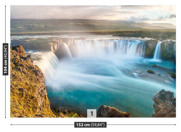 Fototapet Cascada Goðafoss