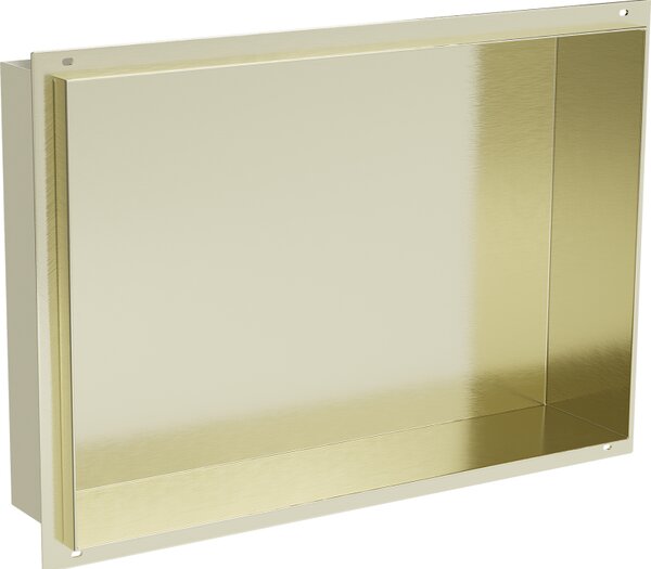 Mexen X-Wall-NR raft încorporat fără flanșă 45 x 30 cm, auriu periat - 1951453010