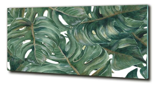 Tablou sticlă Monstera