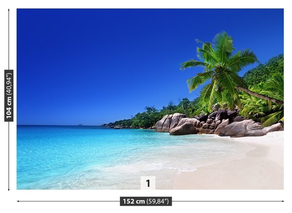 Fototapet Seychelles Beach