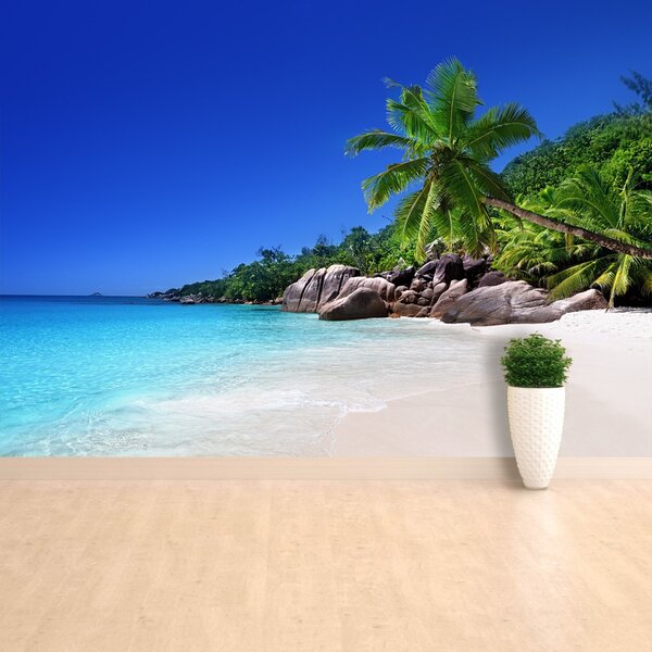 Fototapet Seychelles Beach