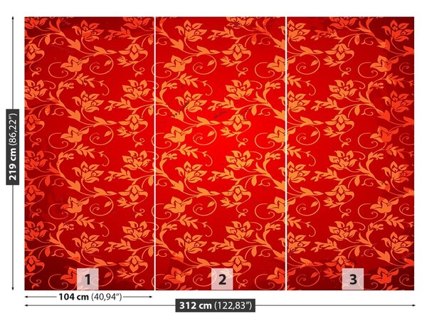 Fototapet Model floral