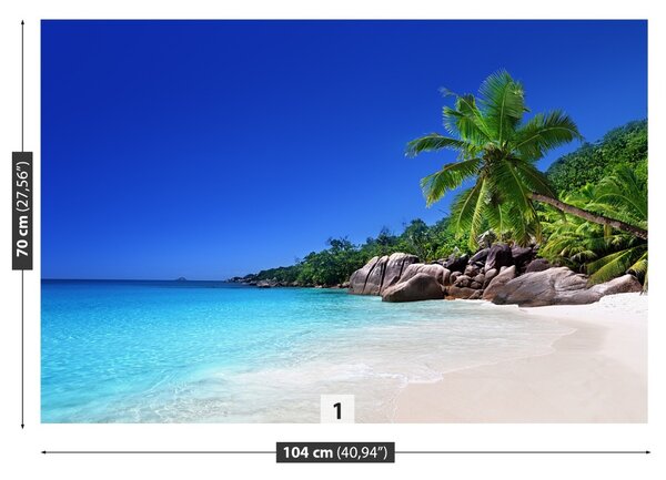 Fototapet Seychelles Beach