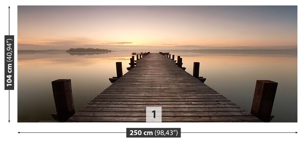 Fototapet Lake Pier