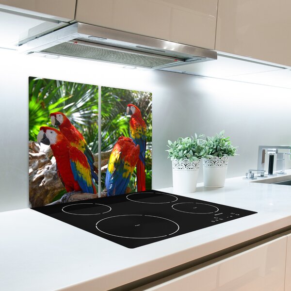 Tocator din sticla macaws papagali