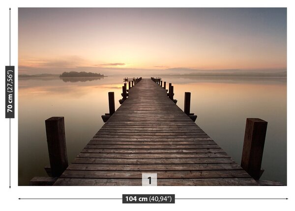 Fototapet Lake Pier