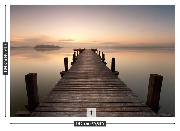 Fototapet Lake Pier