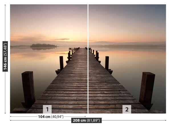 Fototapet Lake Pier