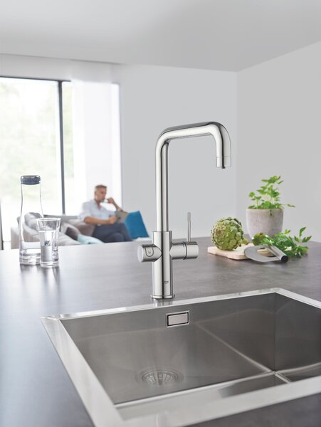 Grohe Blue set starter cu baterie bucătărie pe picior crom 31456001