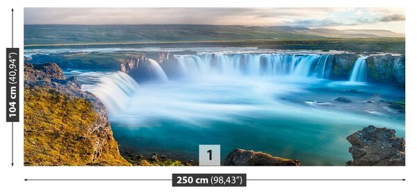 Fototapet Islanda Cascada