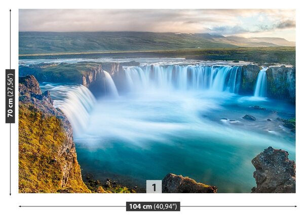 Fototapet Islanda Cascada
