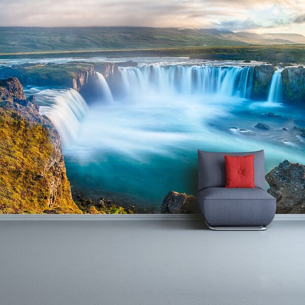 Fototapet Islanda Cascada