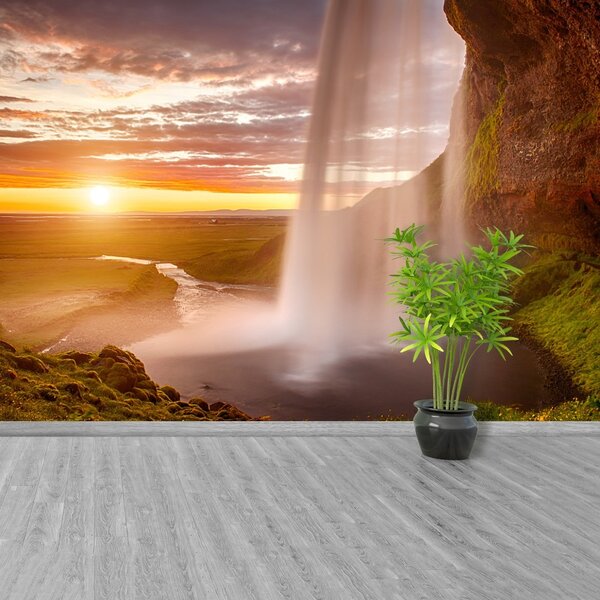Fototapet Islanda Cascada