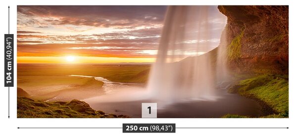 Fototapet Islanda Cascada