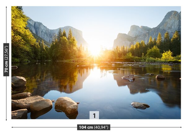 Fototapet Sunrise Valley