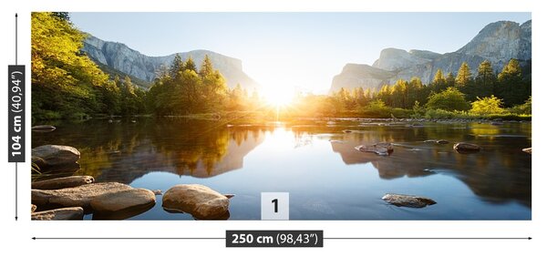 Fototapet Sunrise Valley
