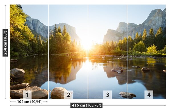 Fototapet Sunrise Valley