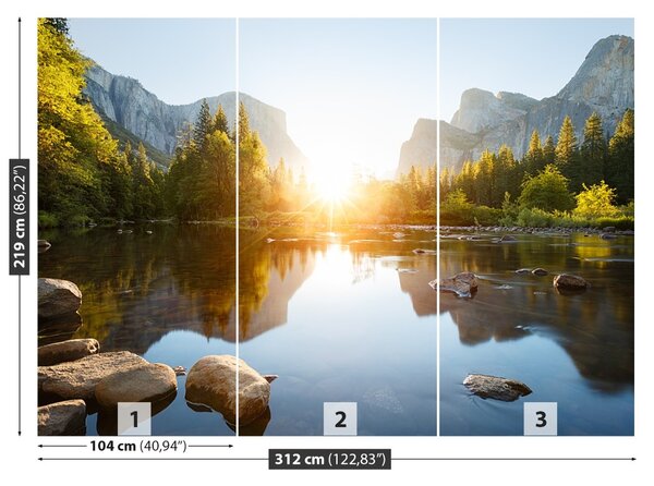 Fototapet Sunrise Valley