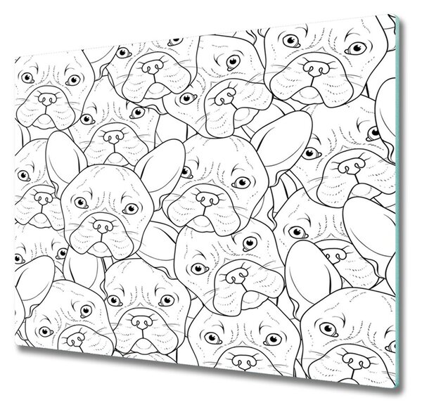 Tocator din sticla Bulldogs