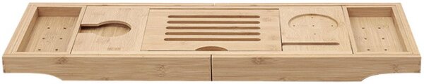 Mexen Bamboo etajeră pentru cadă 70-105 cm, bambus natural - 701170-00