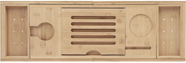 Mexen Bamboo etajeră pentru cadă 70-105 cm, bambus natural - 701170-00