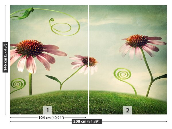 Fototapet Vintage Flori
