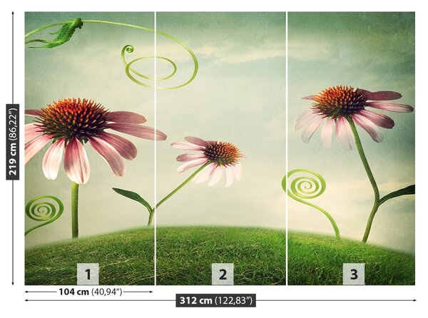 Fototapet Vintage Flori
