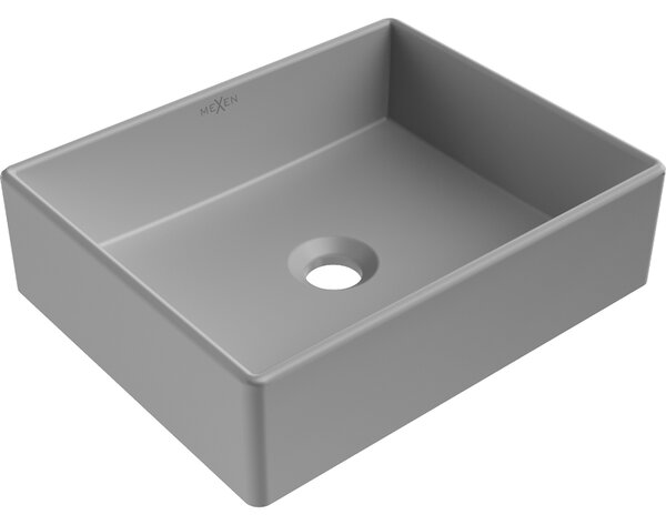 Mexen Goya lavoar deasupra blatului 40 x 32 cm, gri deschis mat - 22184061