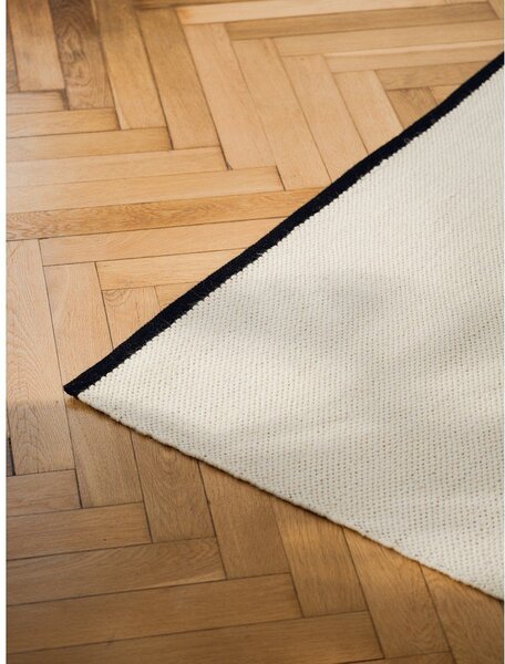 Covor bej țesut manual din lână 170x240 cm Mavi – noo.ma