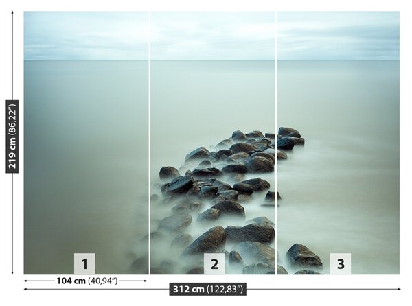 Fototapet Rocks Baltic