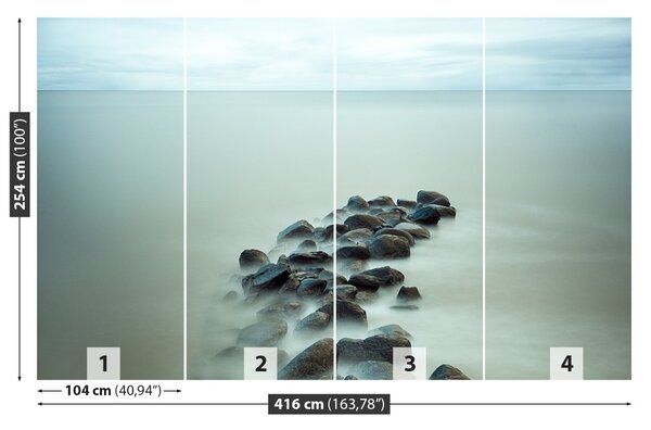 Fototapet Rocks Baltic
