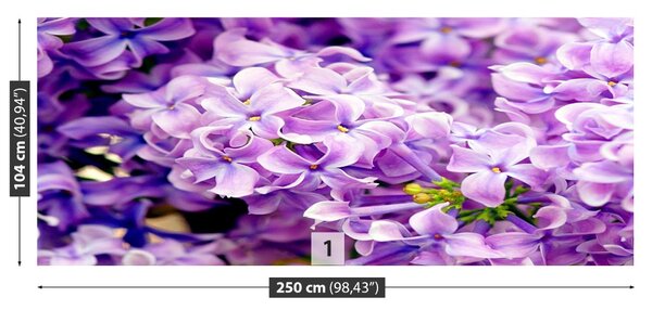Fototapet Violet Flori