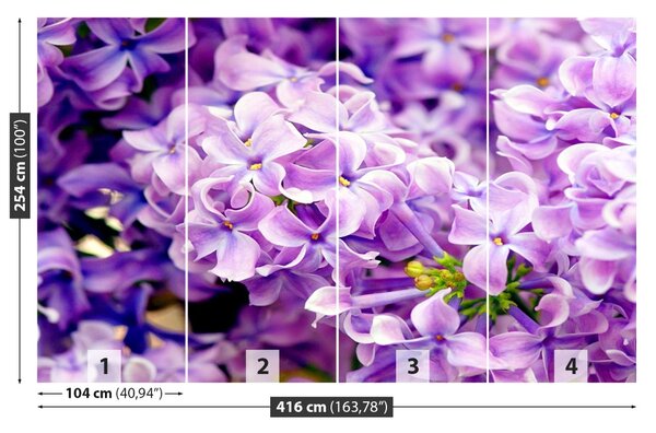 Fototapet Violet Flori