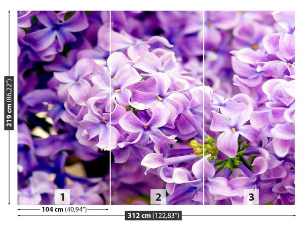 Fototapet Violet Flori