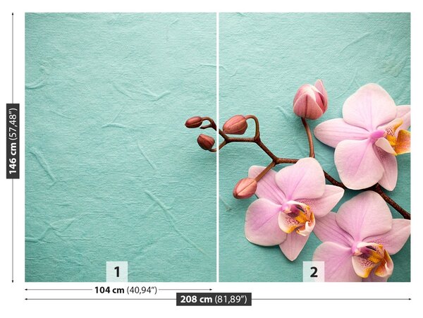 Fototapet Orhidee roz