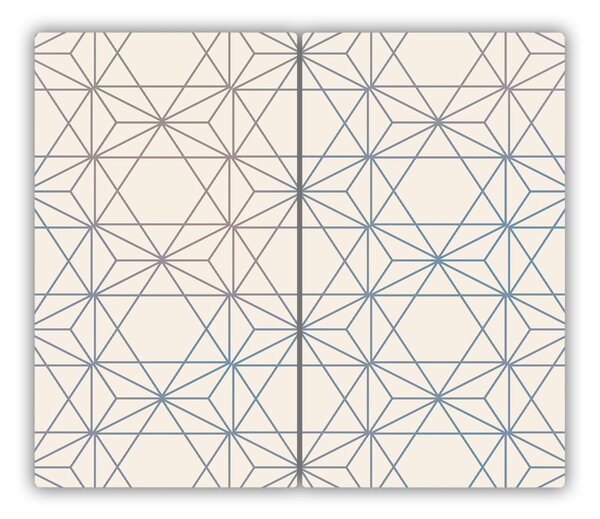 Tocator din sticla figuri geometrice